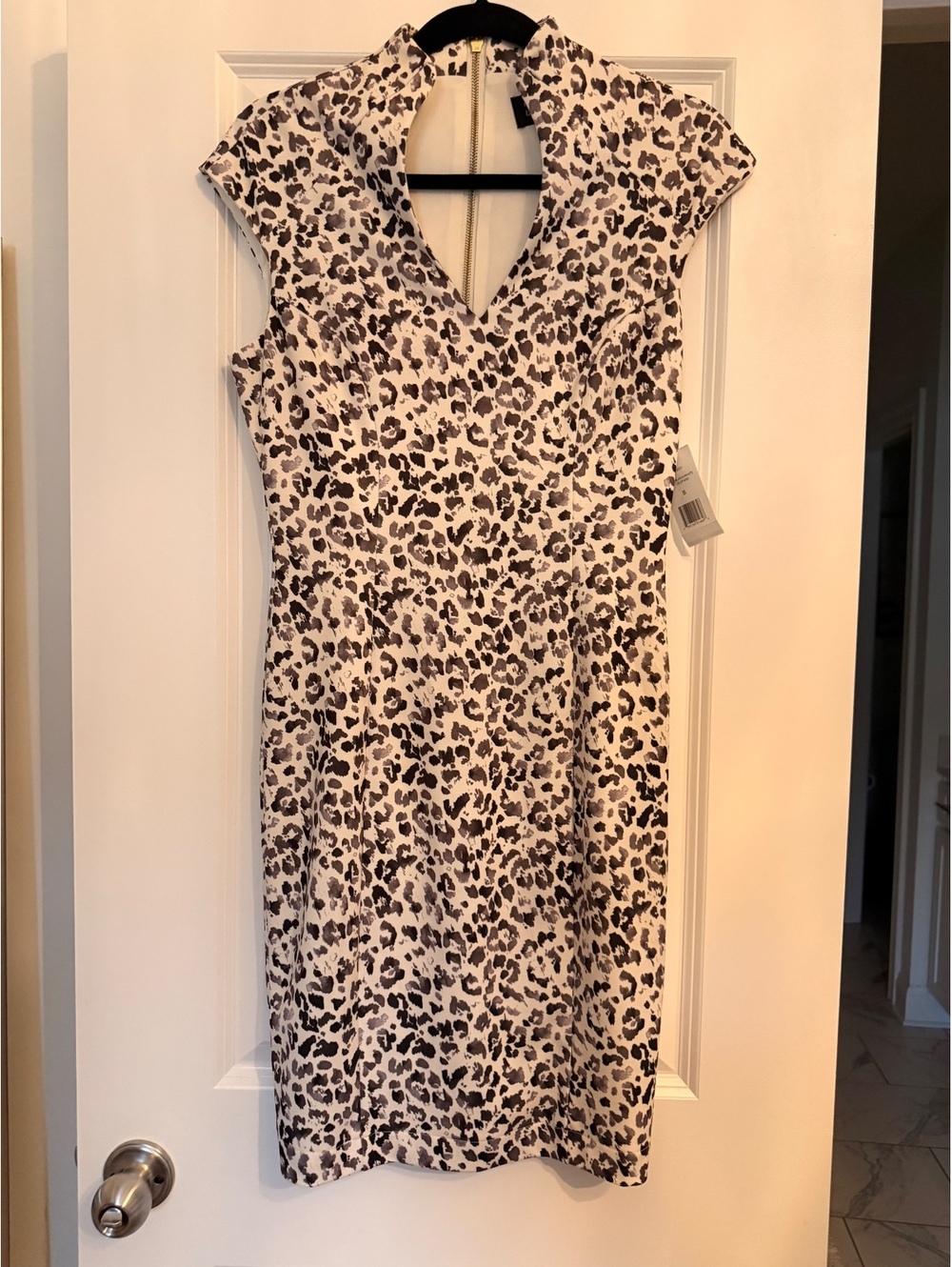 Alexia Admor Leopard Print Bodycon Dress Size Small